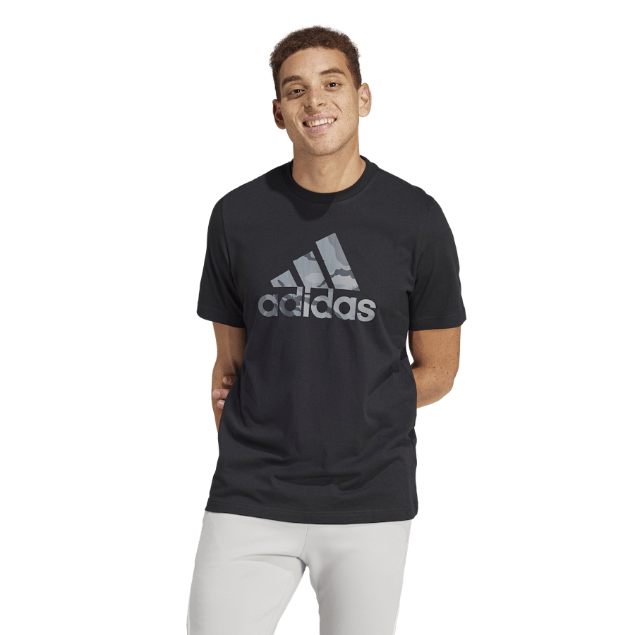 Camo Badge of Sport Graphic T-Shirt Black