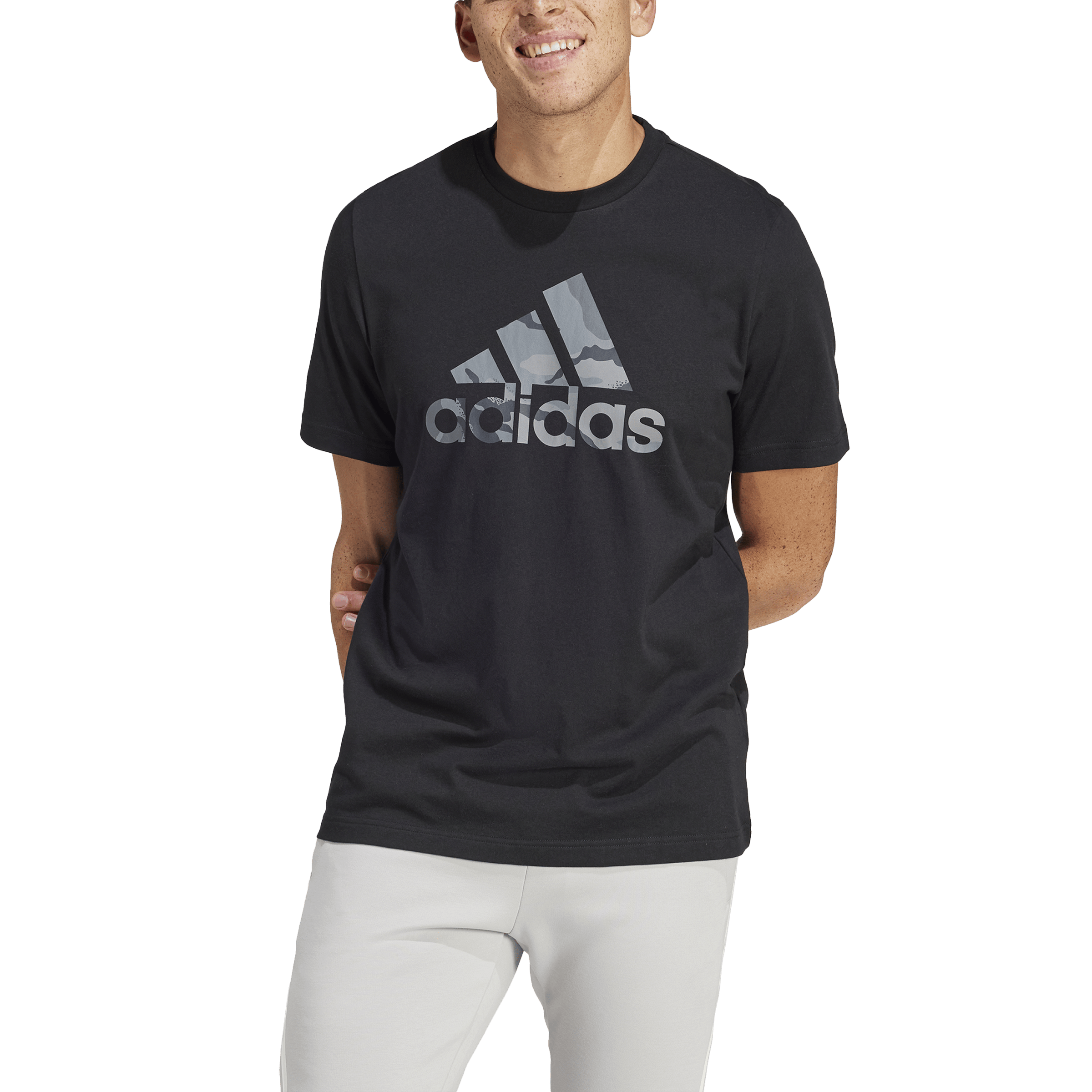 Camo Badge of Sport Graphic T-Shirt Black - Bild 3