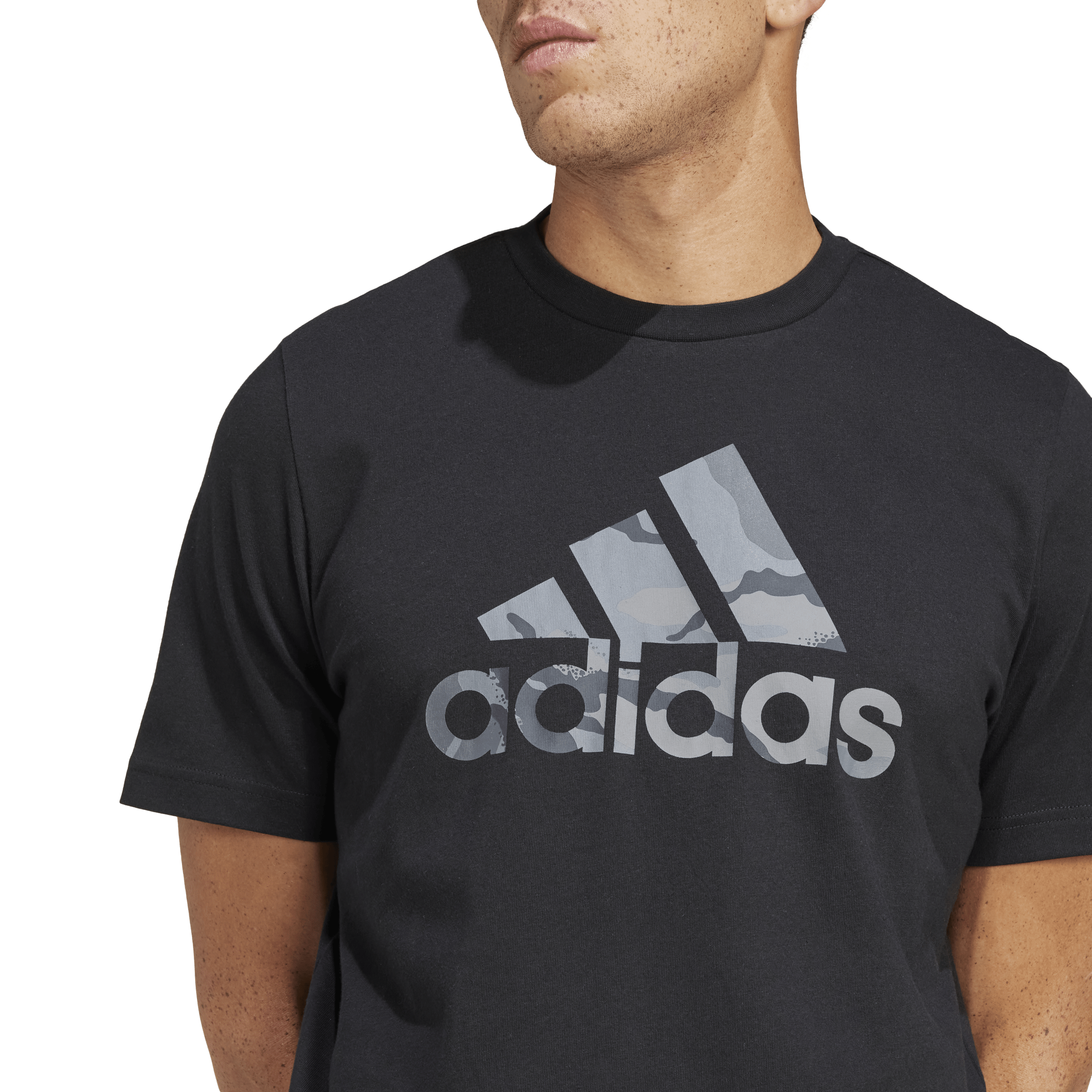 Camo Badge of Sport Graphic T-Shirt Black - Bild 5