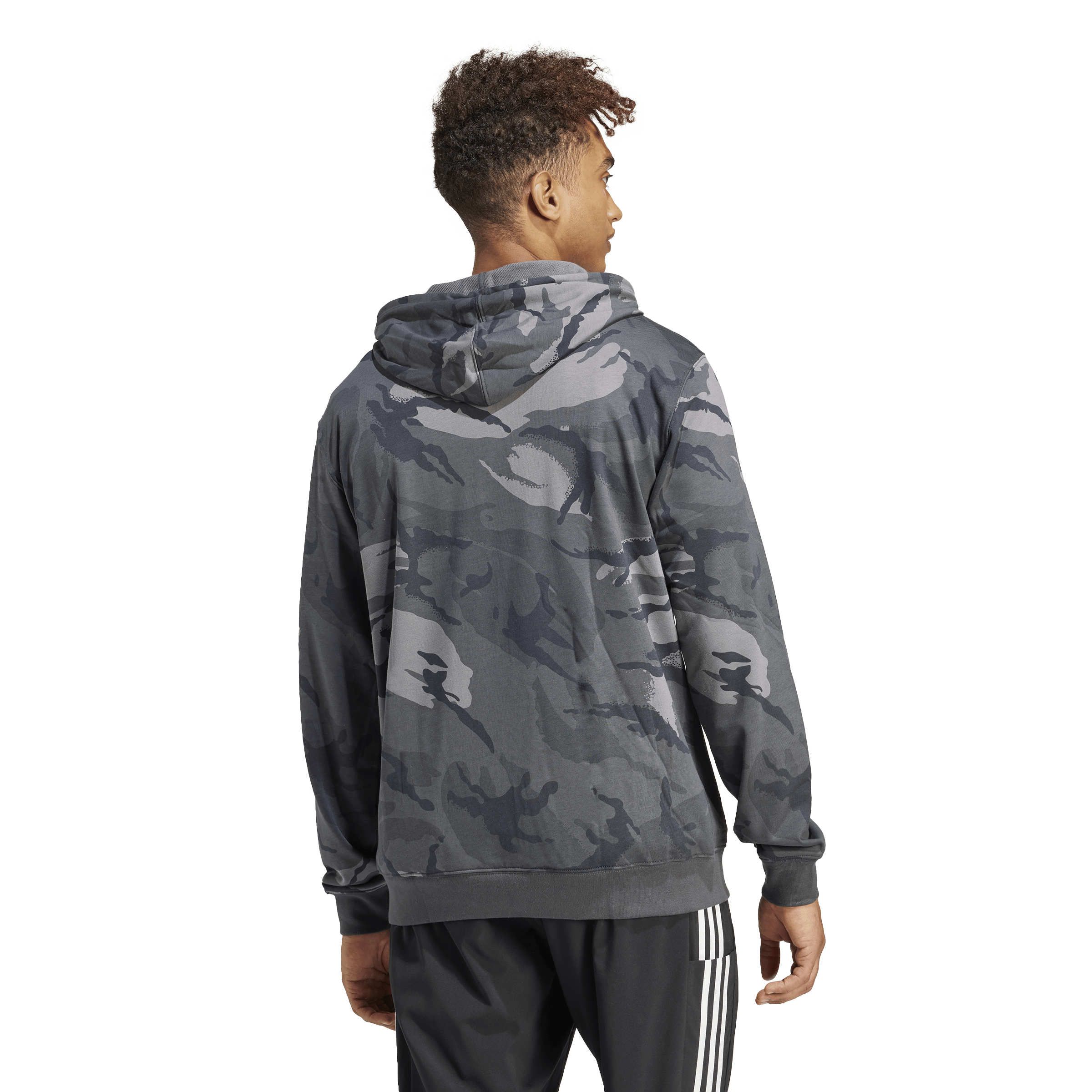 Seasonal Essentials Camouflage Hoodie Dark Grey - Bild 2