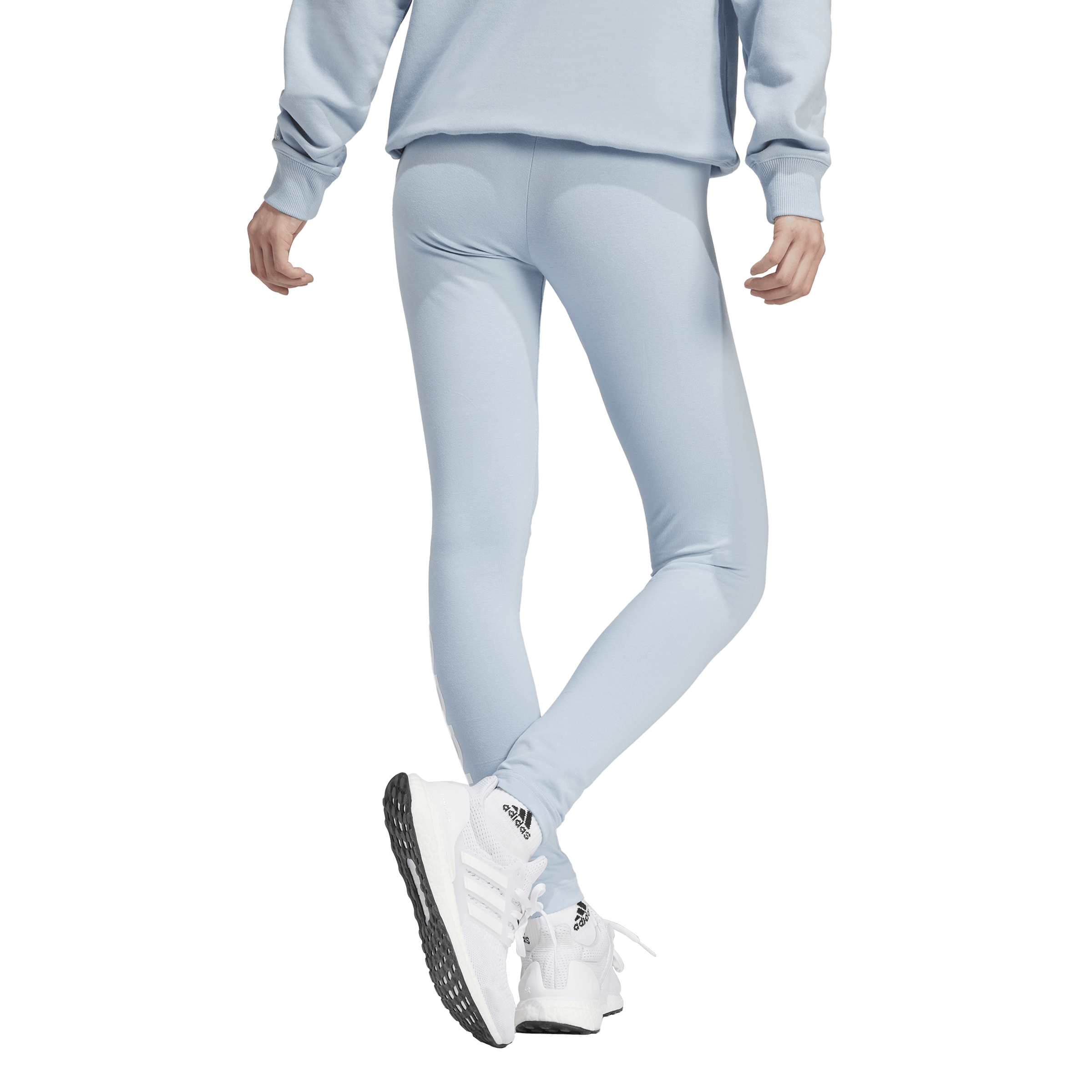 ESSENTIALS HIGH-WAISTED LOGO LEGGINGS Blue - Bild 2