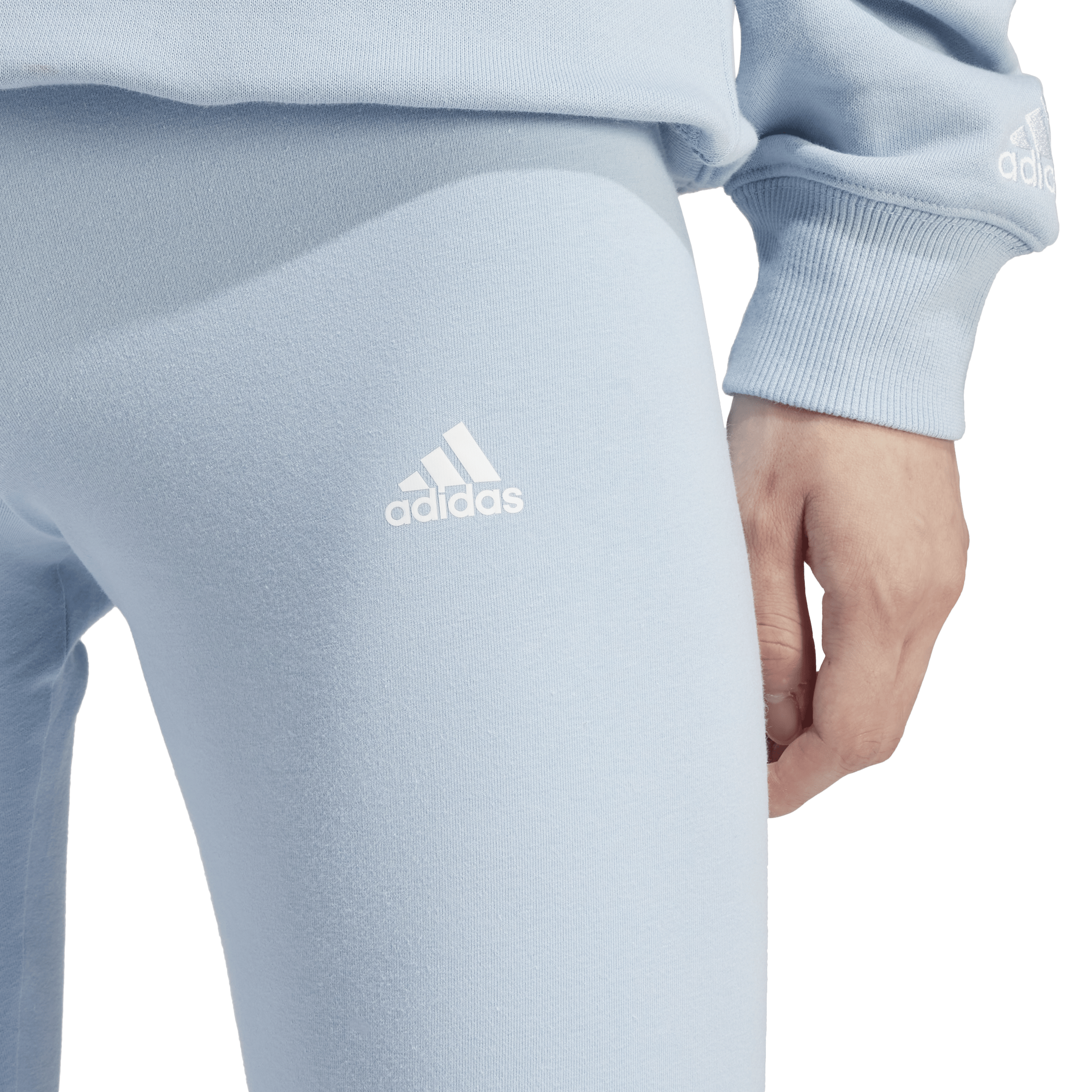 ESSENTIALS HIGH-WAISTED LOGO LEGGINGS Blue - Bild 4