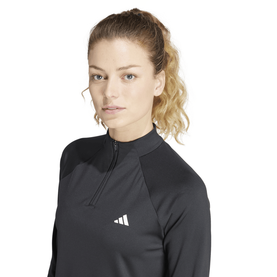 Train Essentials Minimal Branding 1/4-Zip Cover Up Black - Bild 4