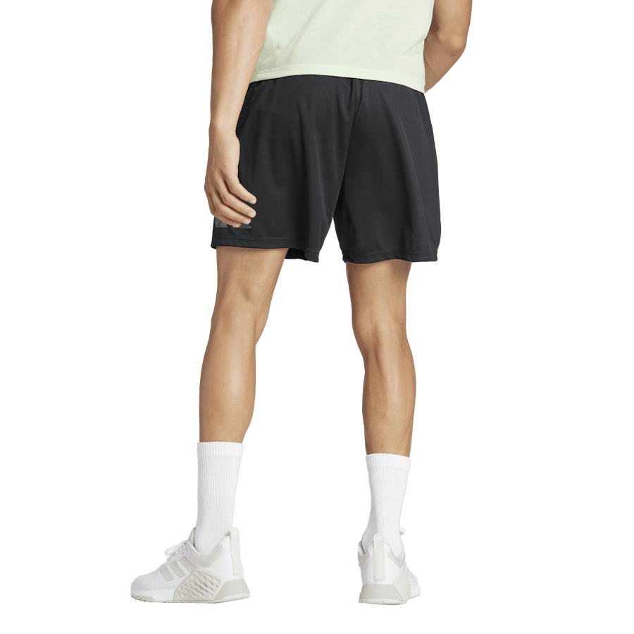 Train Essentials Seasonal Big Logo Shorts Black - Bild 2