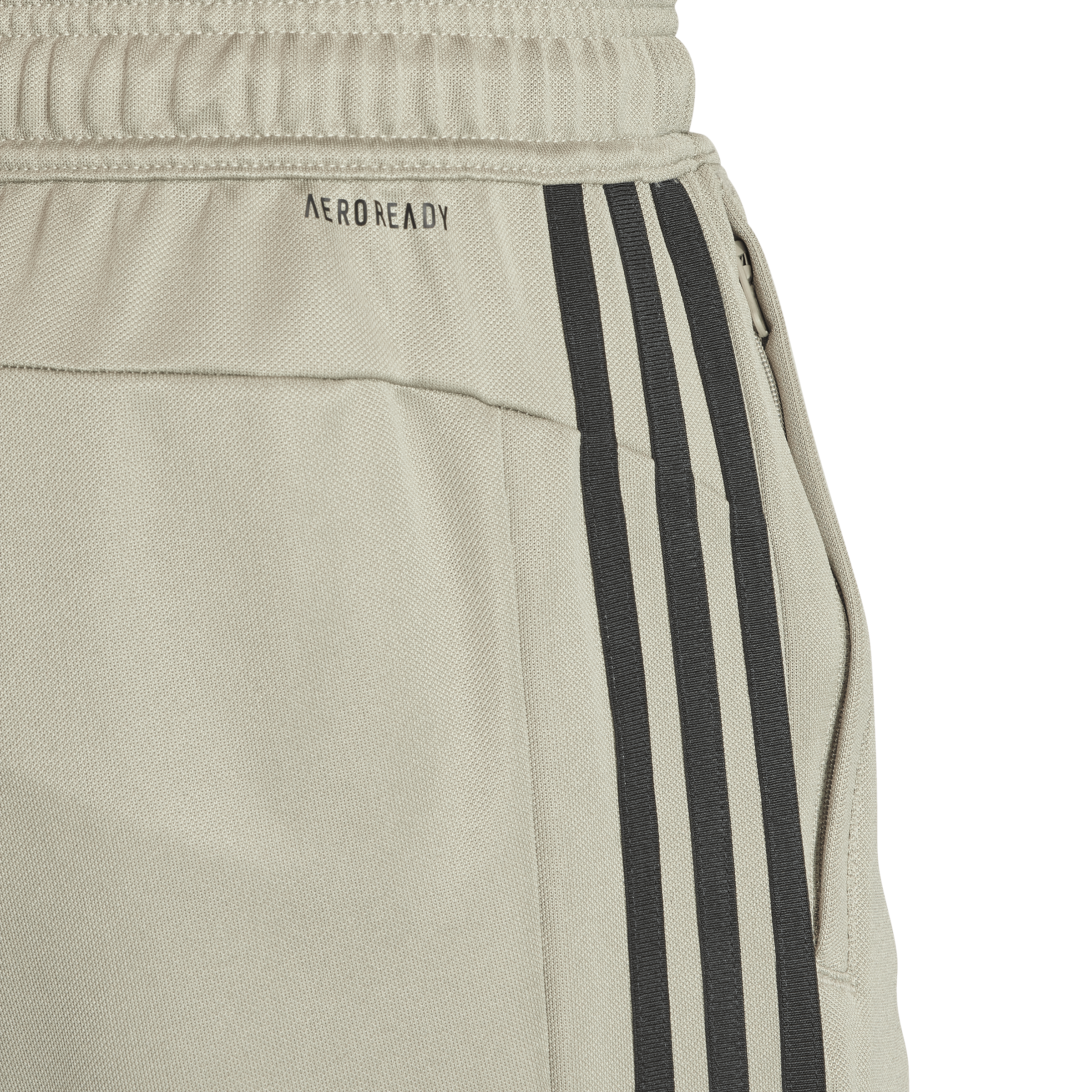 Train Essentials 3-Stripes Training Joggers Silver Pebble / Black - Bild 4