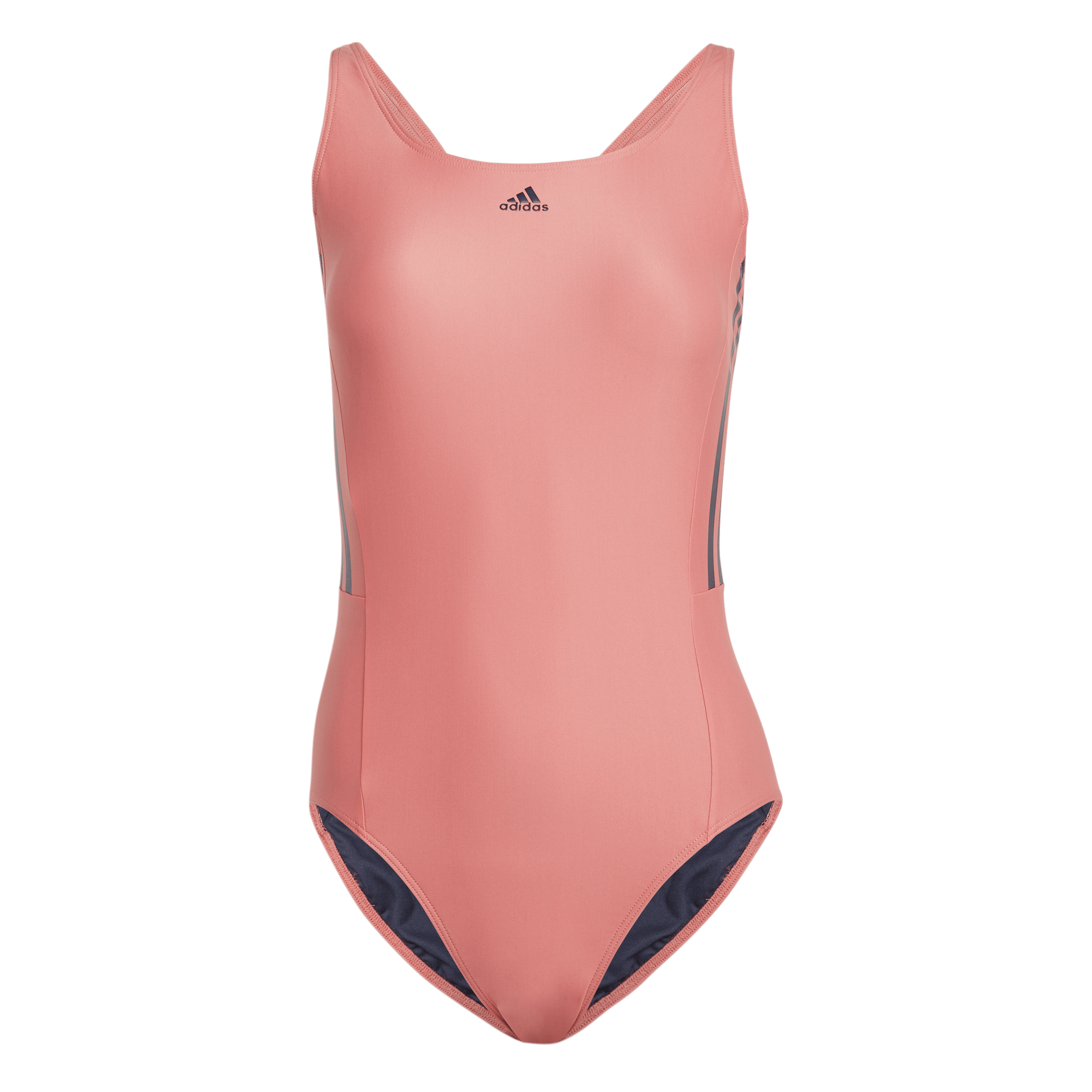 Mid 3-Stripes Swimsuit Preloved Scarlet / Legend Ink - Bild 7