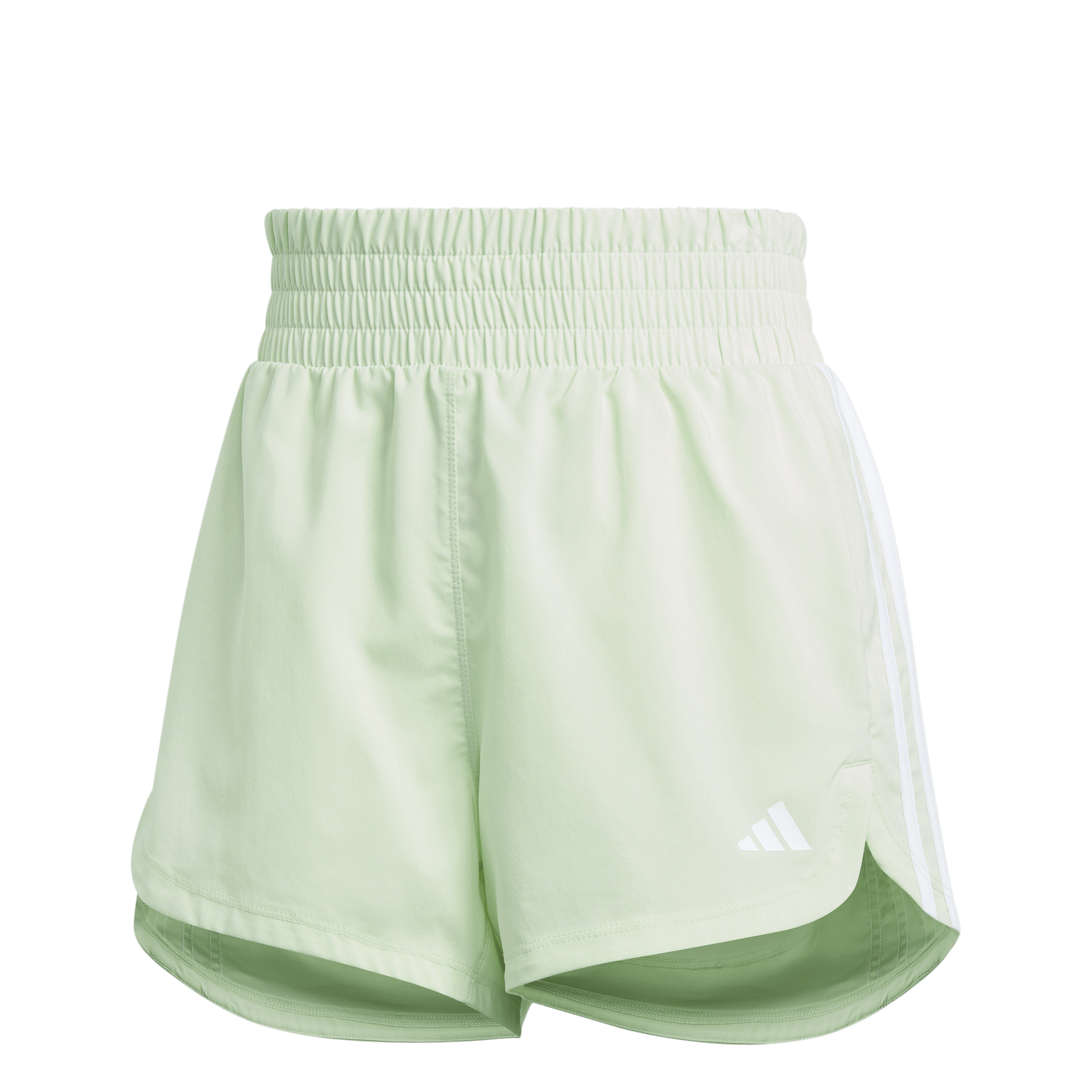 Pacer Training 3-Stripes Woven High-Rise Shorts Green - Bild 5