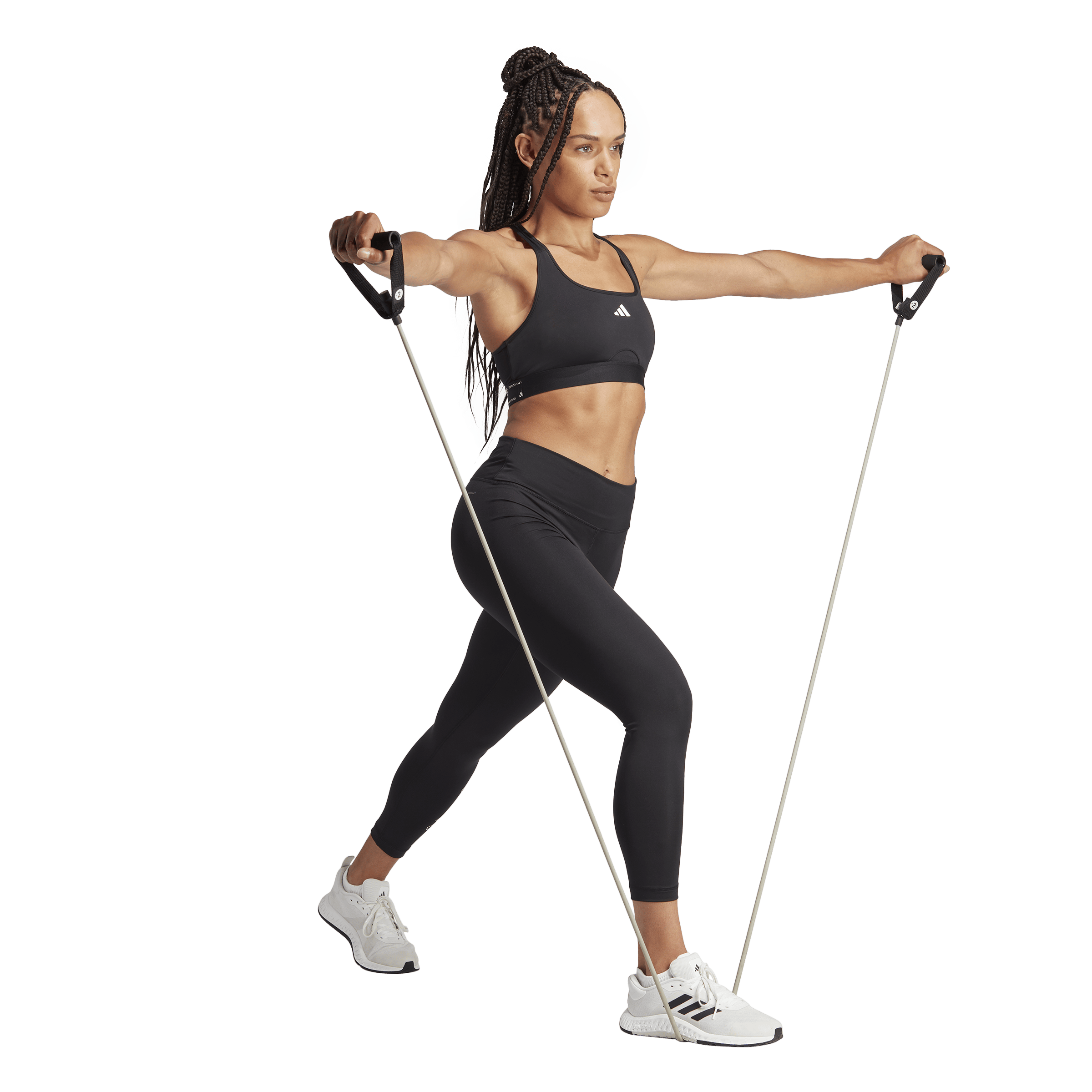 Train Essentials Brand Love 7/8 Leggings Black - Bild 3