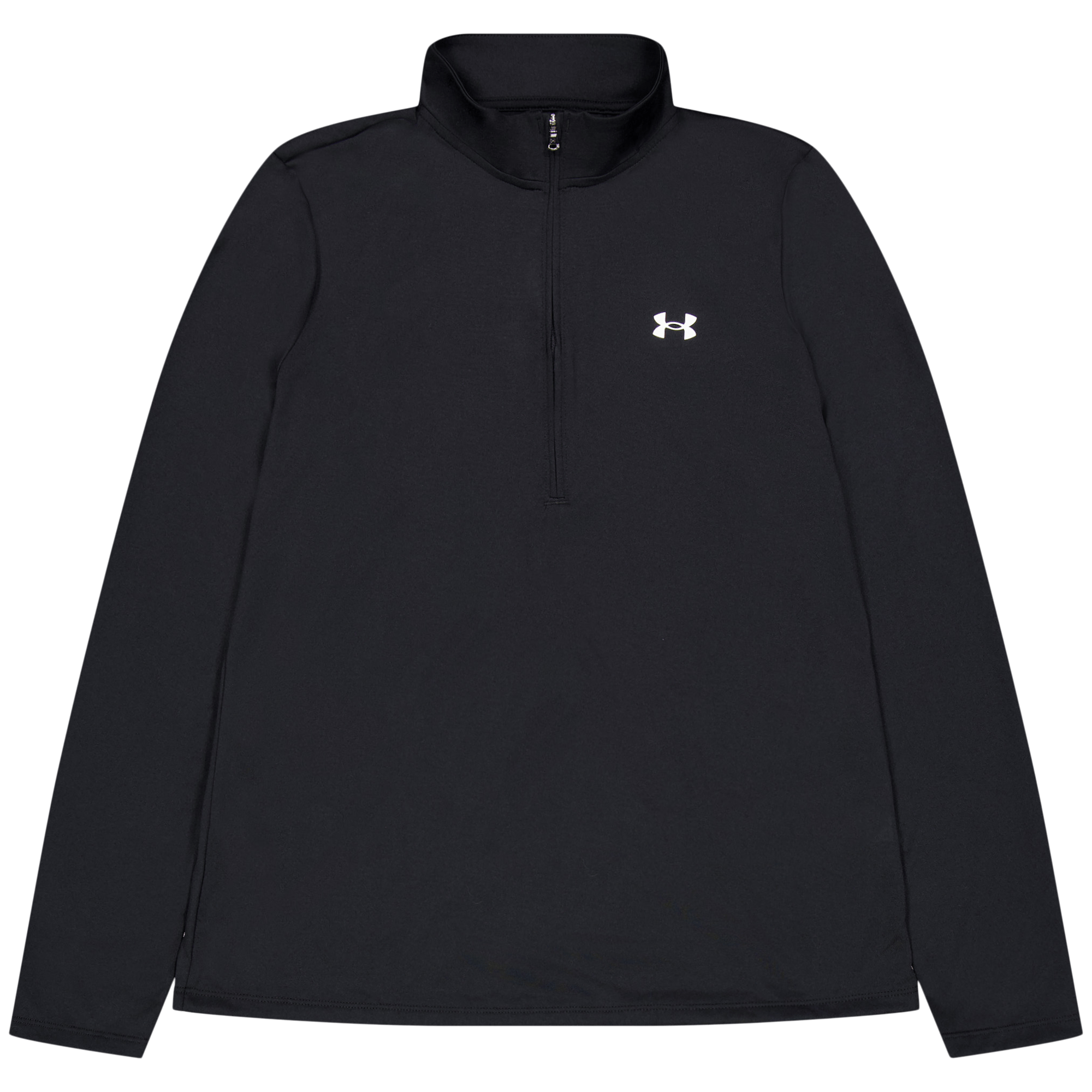 Tech 1/2 Zip- Solid Black