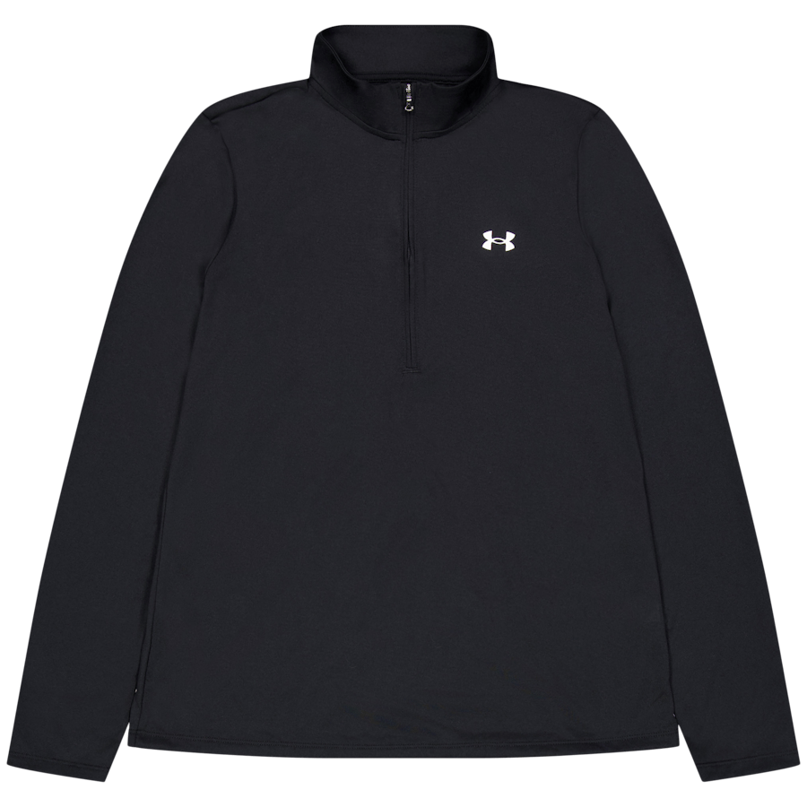 Tech 1/2 Zip- Solid Black