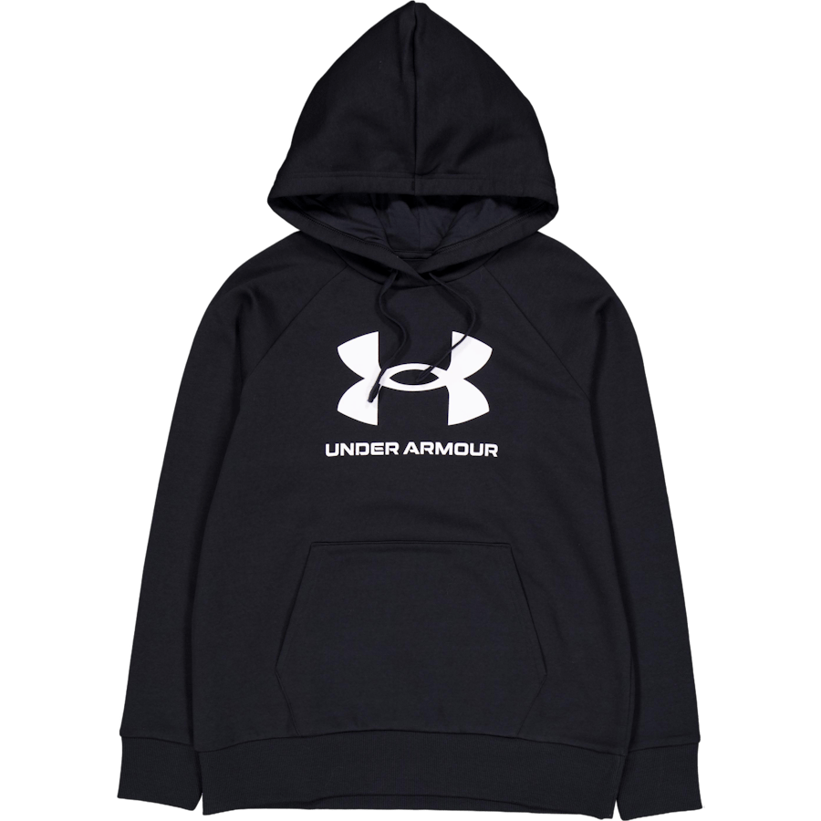 Ua Rival Fleece Big Logo Hdy Black