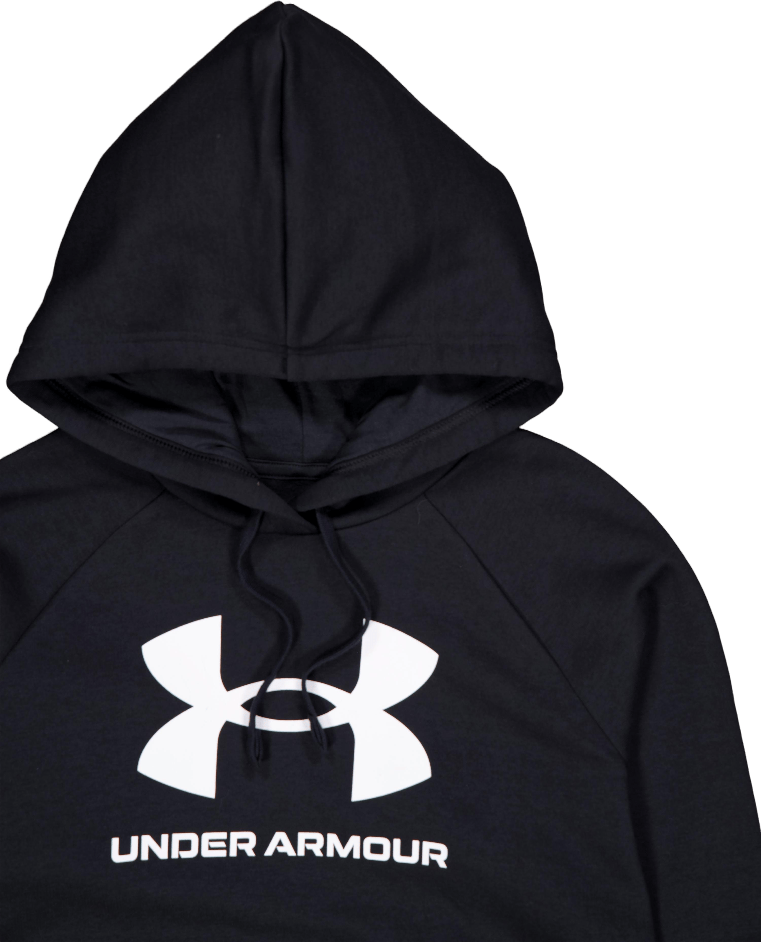 Ua Rival Fleece Big Logo Hdy Black - Bild 3