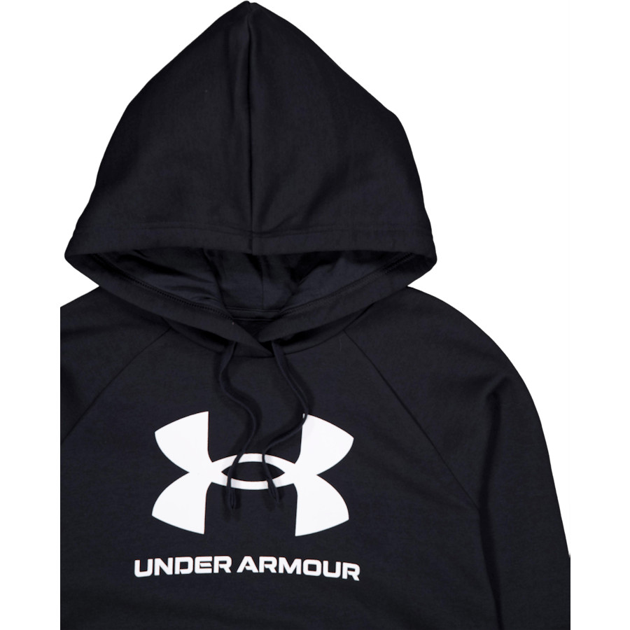 Ua Rival Fleece Big Logo Hdy Black - Bild 3