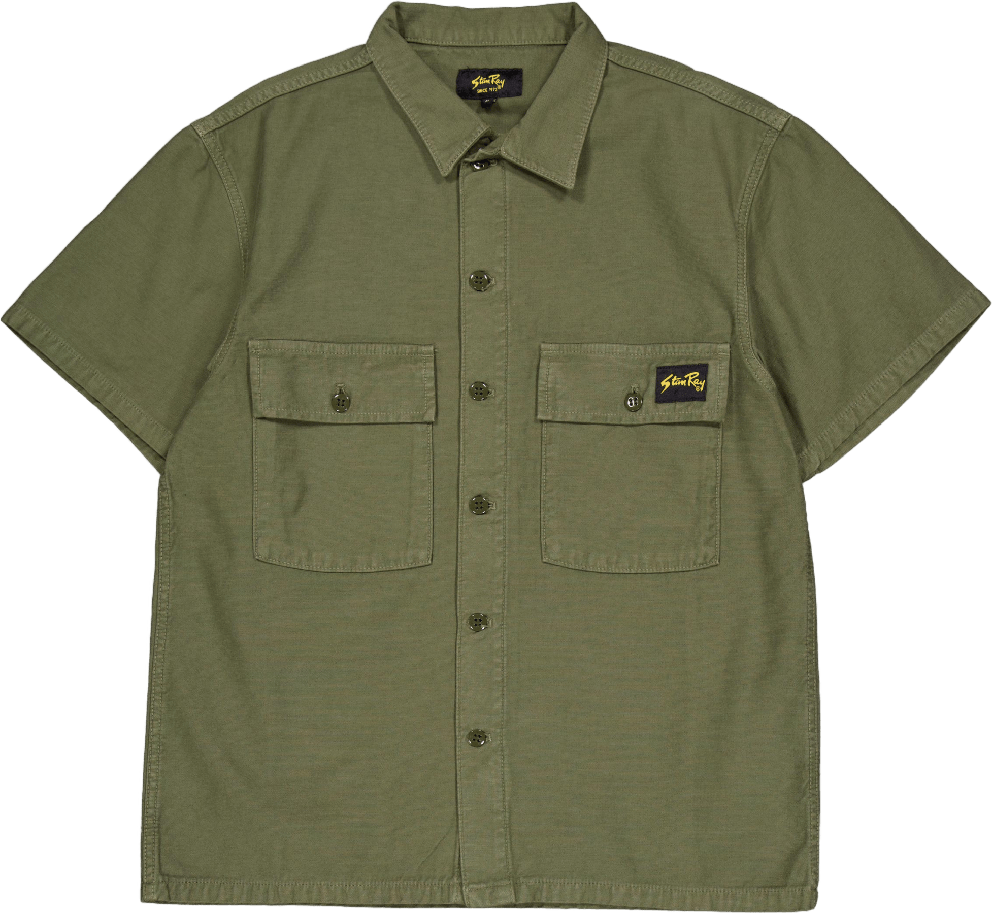 Cpo Short Sleeve Olive Sateen