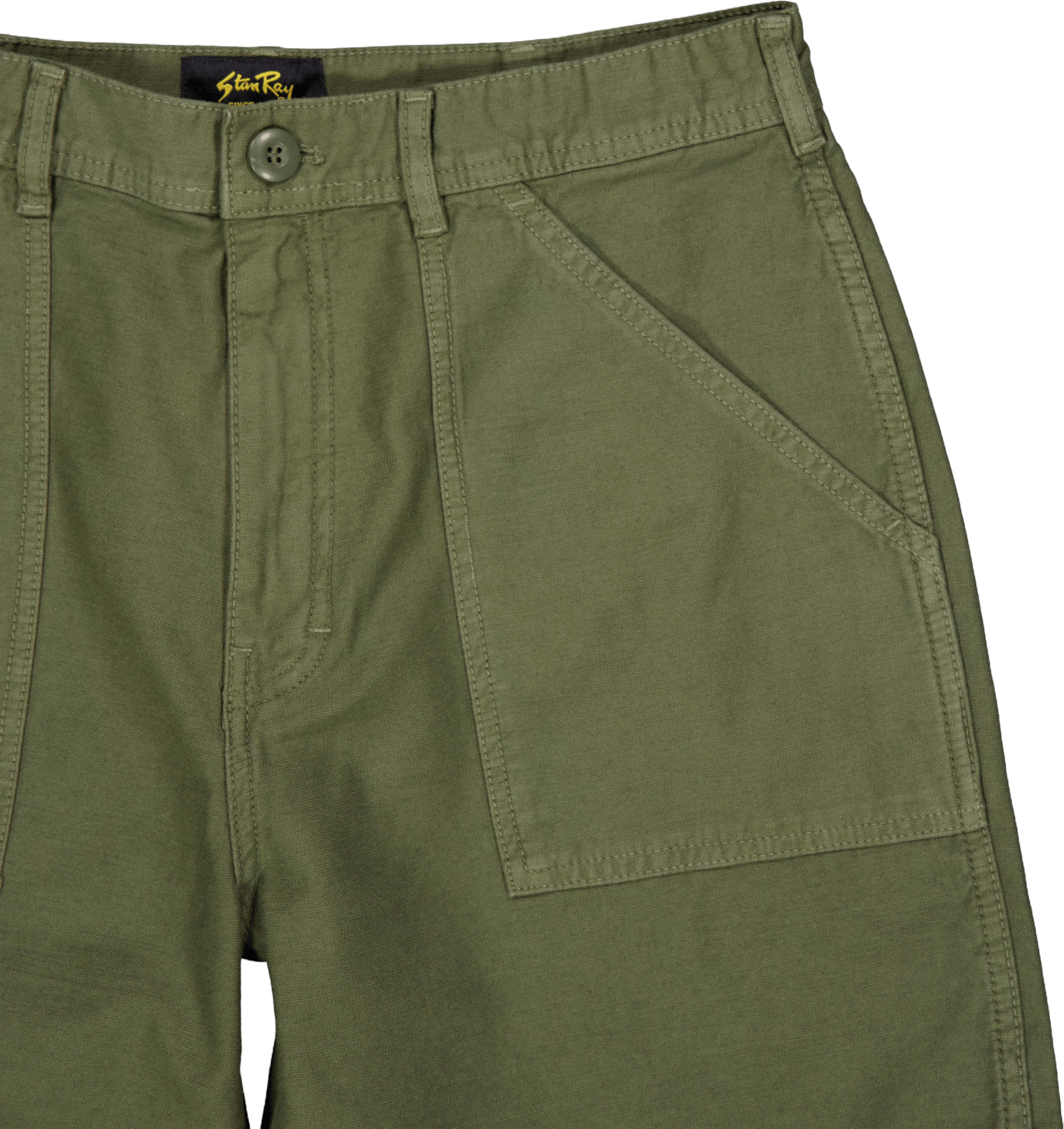 Fat Short 6" Inseam Olive Sateen - Bild 3