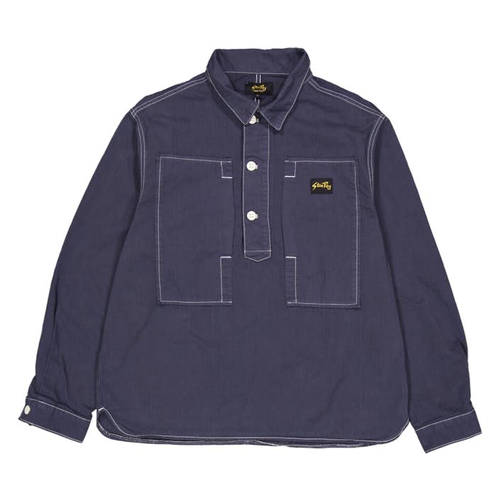 Painters Shirt Navy Hbt, Male, Vêtements, Tops, Bleu, XL