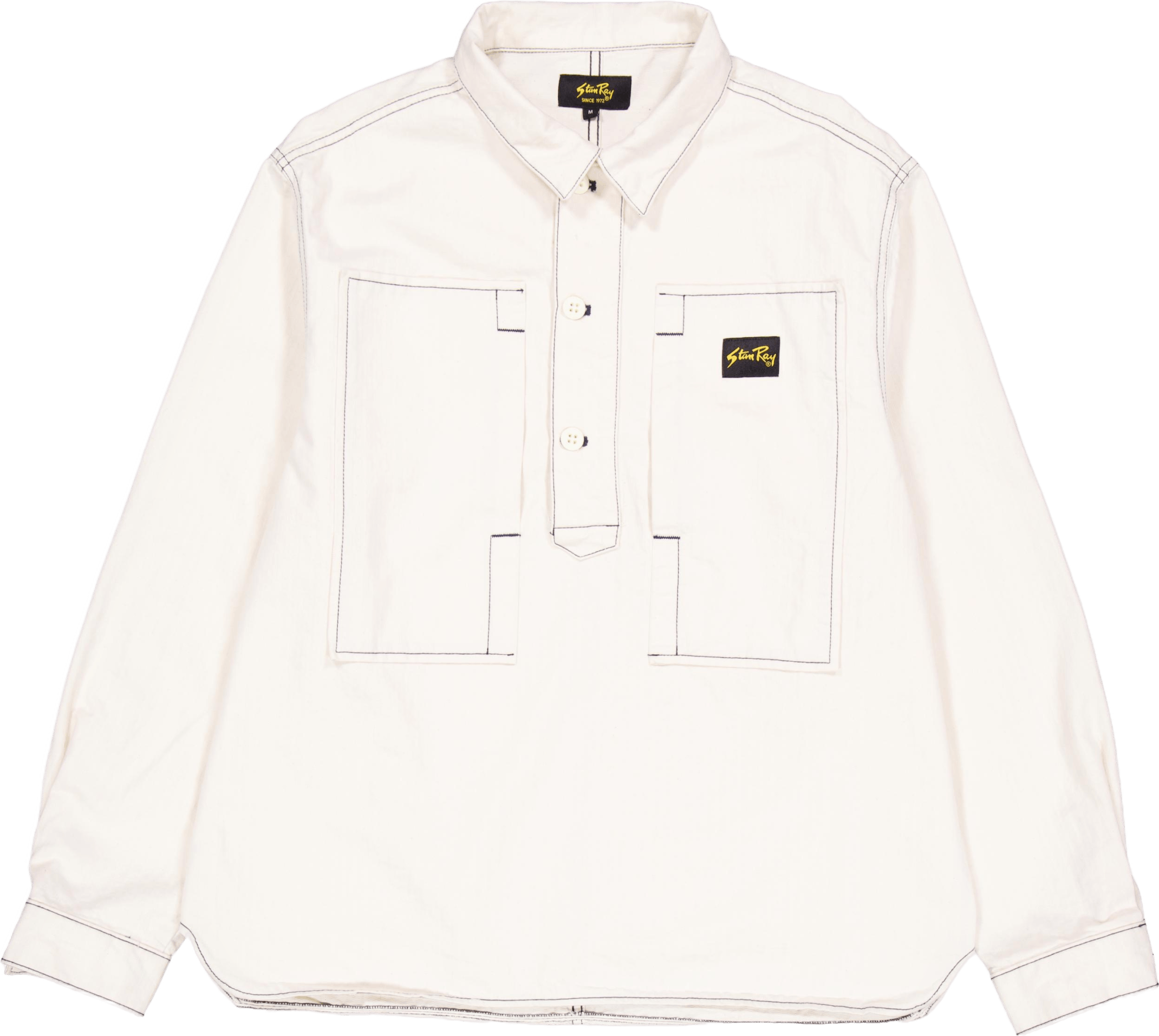 Painters Shirt Natural Hbt, Male, Bekleidung, Tops, Beige, XL