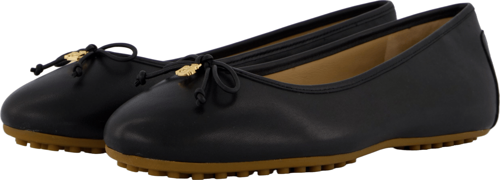 Jayna Nappa Leather Driver Flat Black - Bild 2