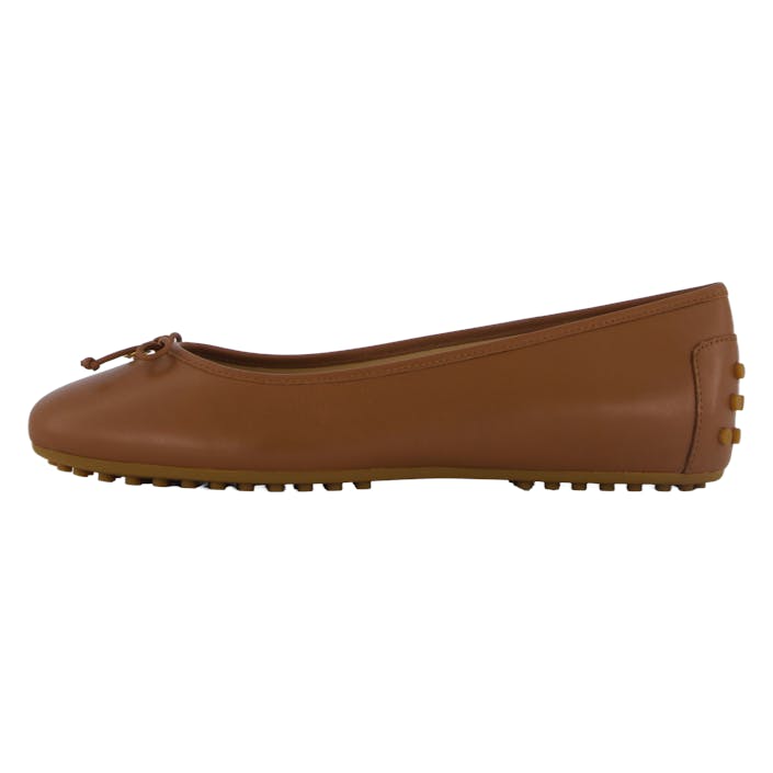 Jayna Nappa Leather Driver Flat Deep Saddle Tan, Female, Shoes, Flats, ballerina shoes, Brown, EU 38