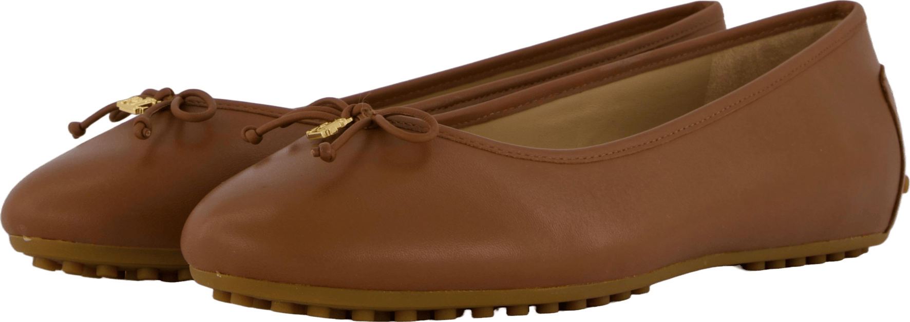 Jayna Nappa Leather Driver Flat Deep Saddle Tan - Bild 2