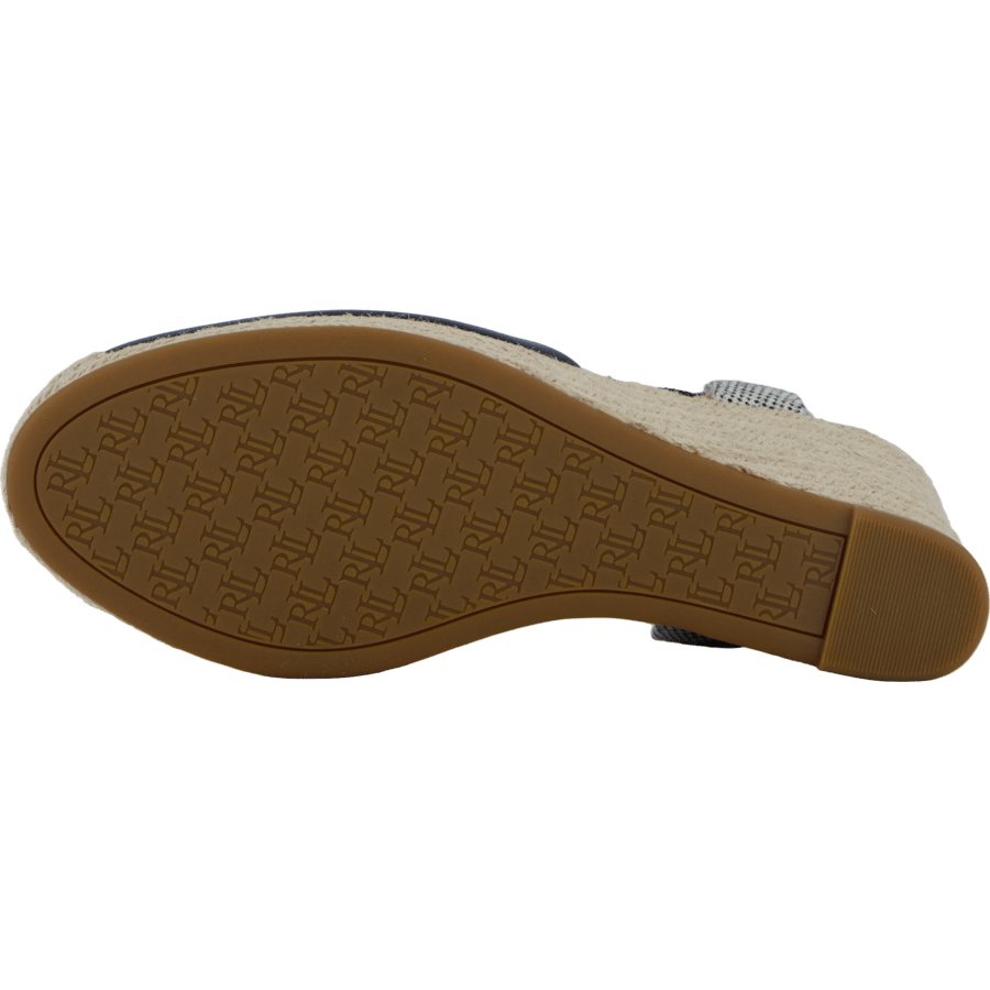 Pearle II Leather & Canvas Espadrille Black / Natural / Black - Bild 4