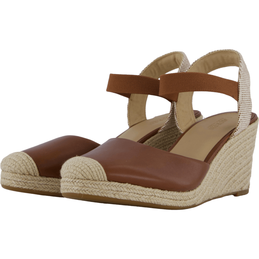 Pearle II Leather & Canvas Espadrille Deep Saddle Tan / Neutral / Deep Saddle Tan - Bild 2