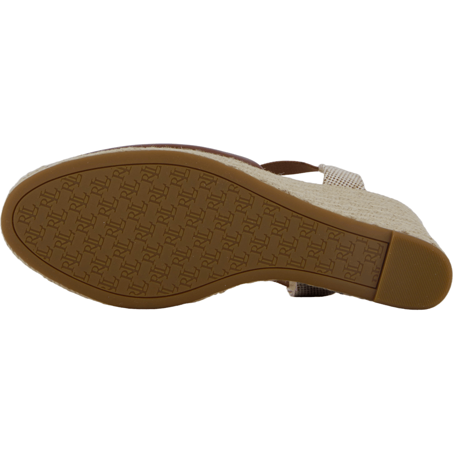 Pearle II Leather & Canvas Espadrille Deep Saddle Tan / Neutral / Deep Saddle Tan - Bild 4