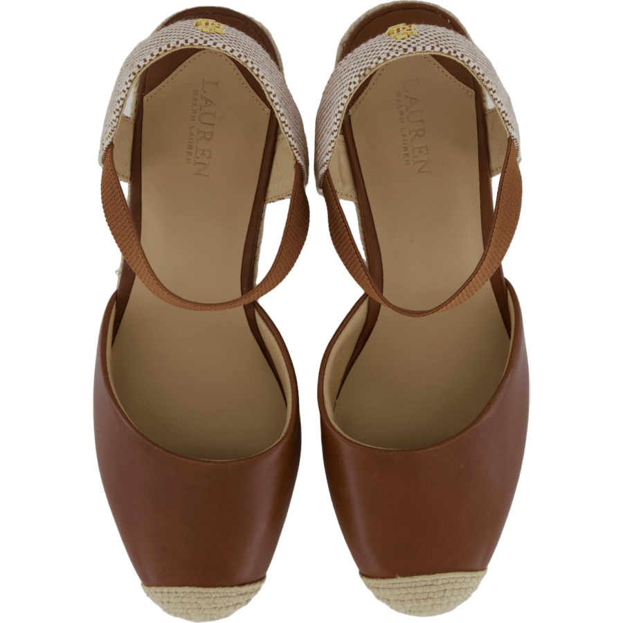 Pearle II Leather & Canvas Espadrille Deep Saddle Tan / Neutral / Deep Saddle Tan - Bild 6