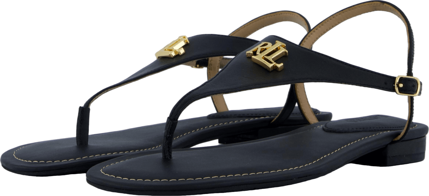 Ellington Burnished Leather Sandal Black - Bild 2