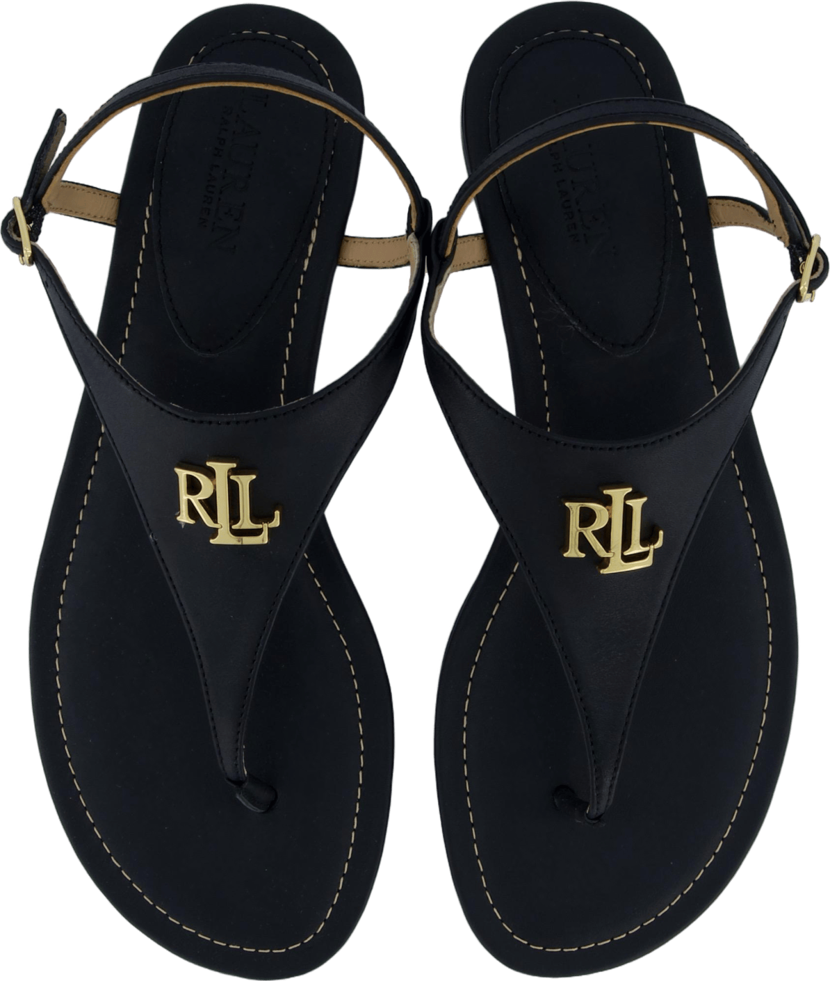 Ellington Burnished Leather Sandal Black - Bild 6