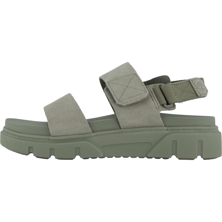 2 Strap Sandal Greyfield Lt Tpe Suede