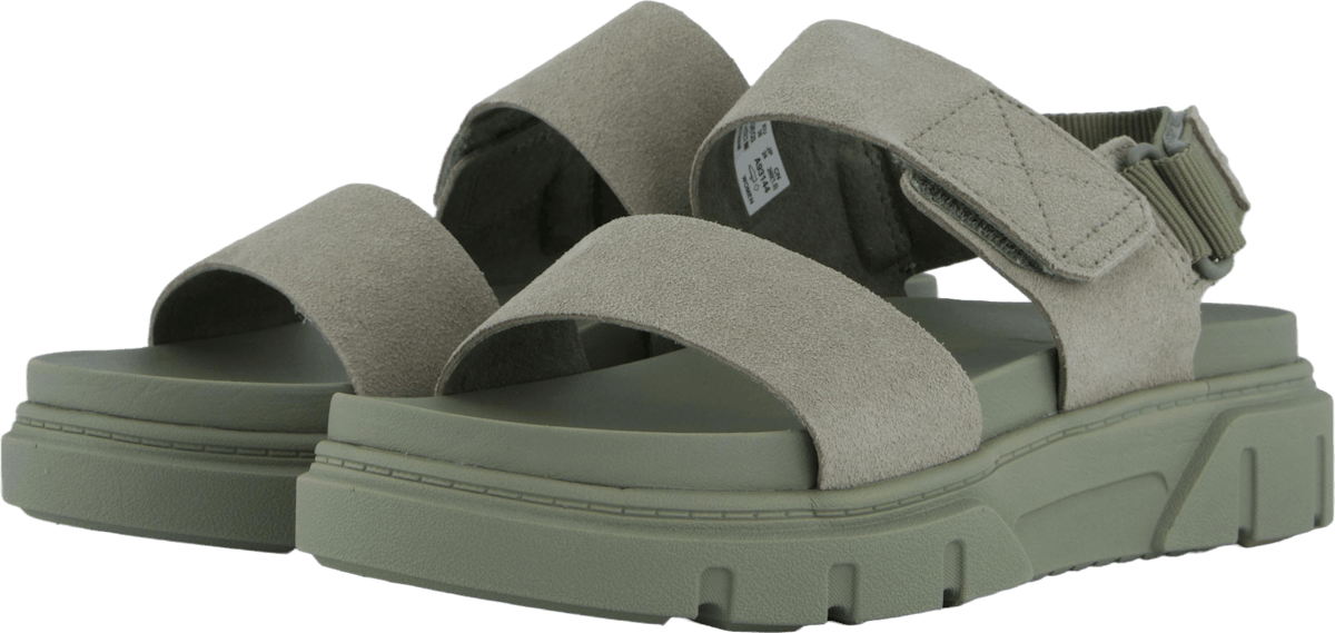 2 Strap Sandal Greyfield Lt Tpe Suede