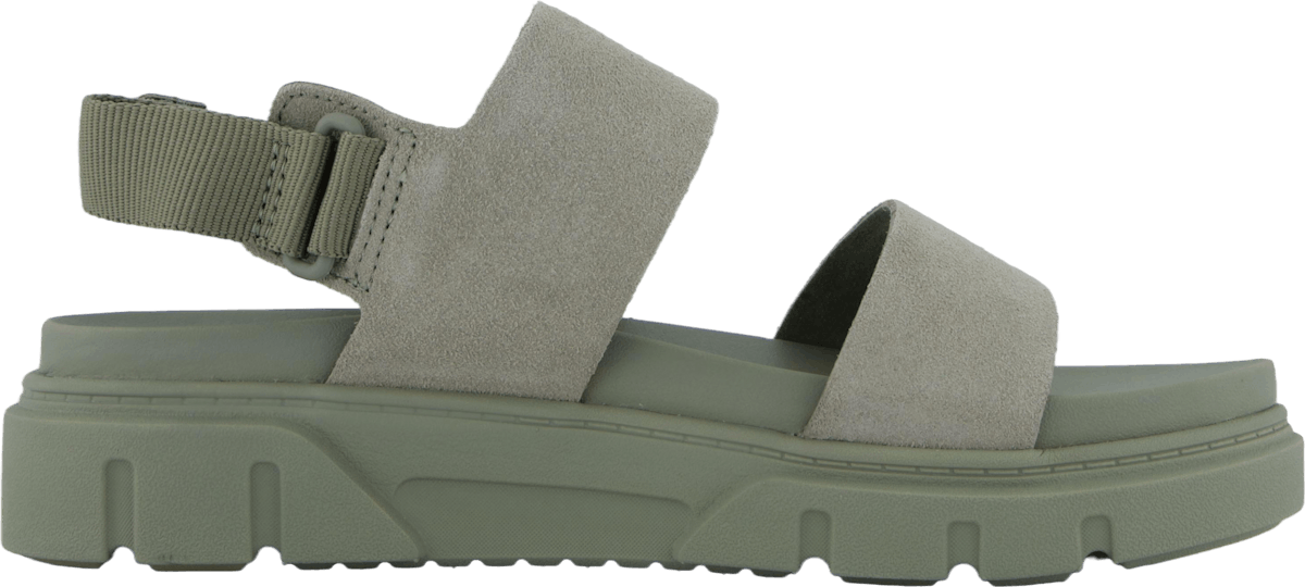 2 Strap Sandal Greyfield Lt Tpe Suede