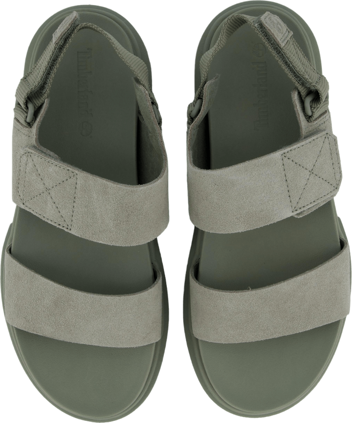 2 Strap Sandal Greyfield Lt Tpe Suede