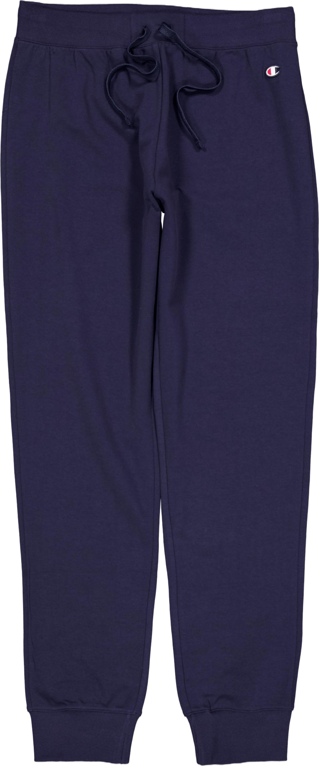 Rib Cuff Pants Sky Captain, Female, Apparels, Pants, Blue, XS