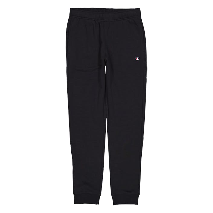 Rib Cuff Pants Black Beauty, Male, Apparels, Pants, Black, M