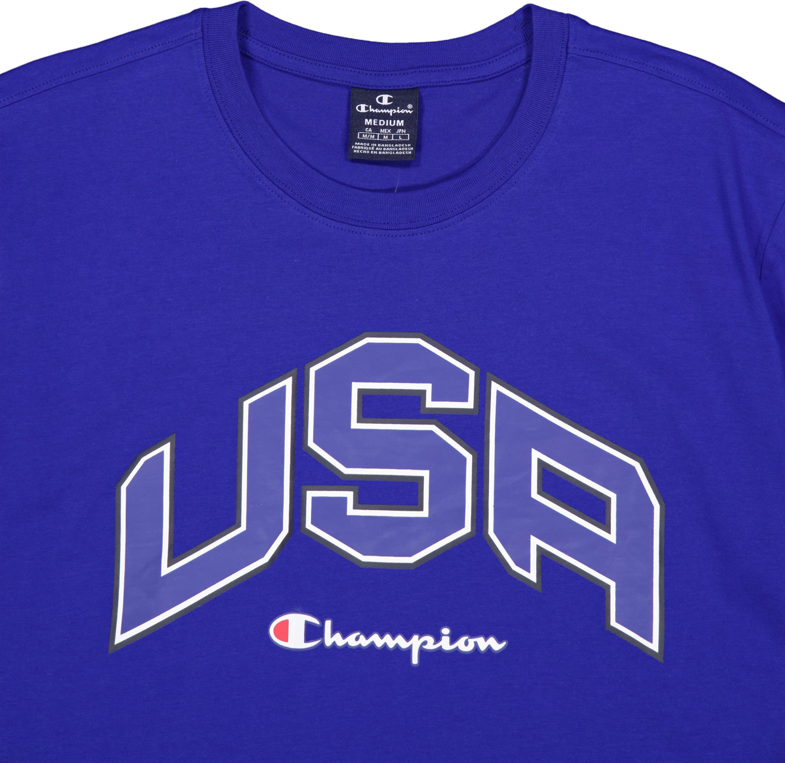 Crewneck T-shirt Mazarine Blue - Bild 3