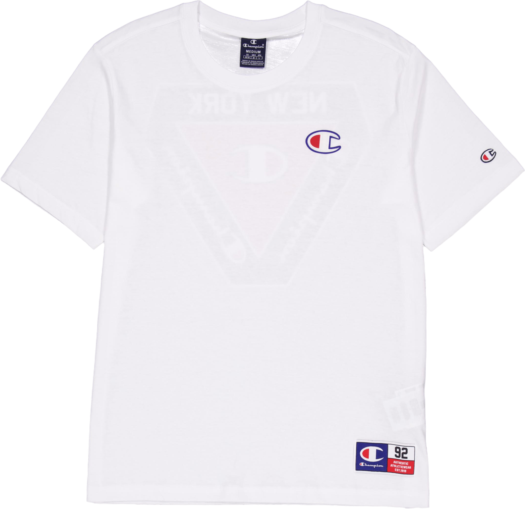 Crewneck T-shirt White, Male, Apparels, T-shirt, White, L