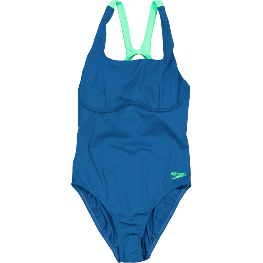 Womens Flex Band Swimsuit With Blue/green