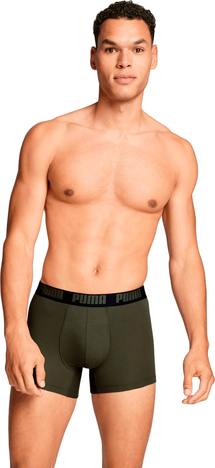 Puma Men Everyday Basic Boxer  Forest Night Tonal, Male, Kleding, Ondergoed, Zwart, S