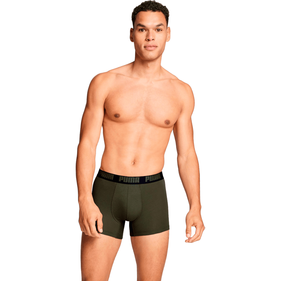 Puma Men Everyday Basic Boxer Forest Night Tonal