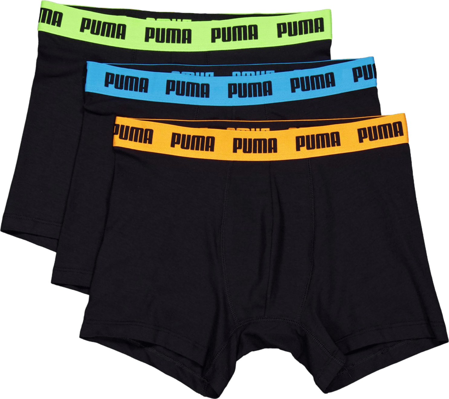 Puma Men Everyday Boxer 3p Black Pop