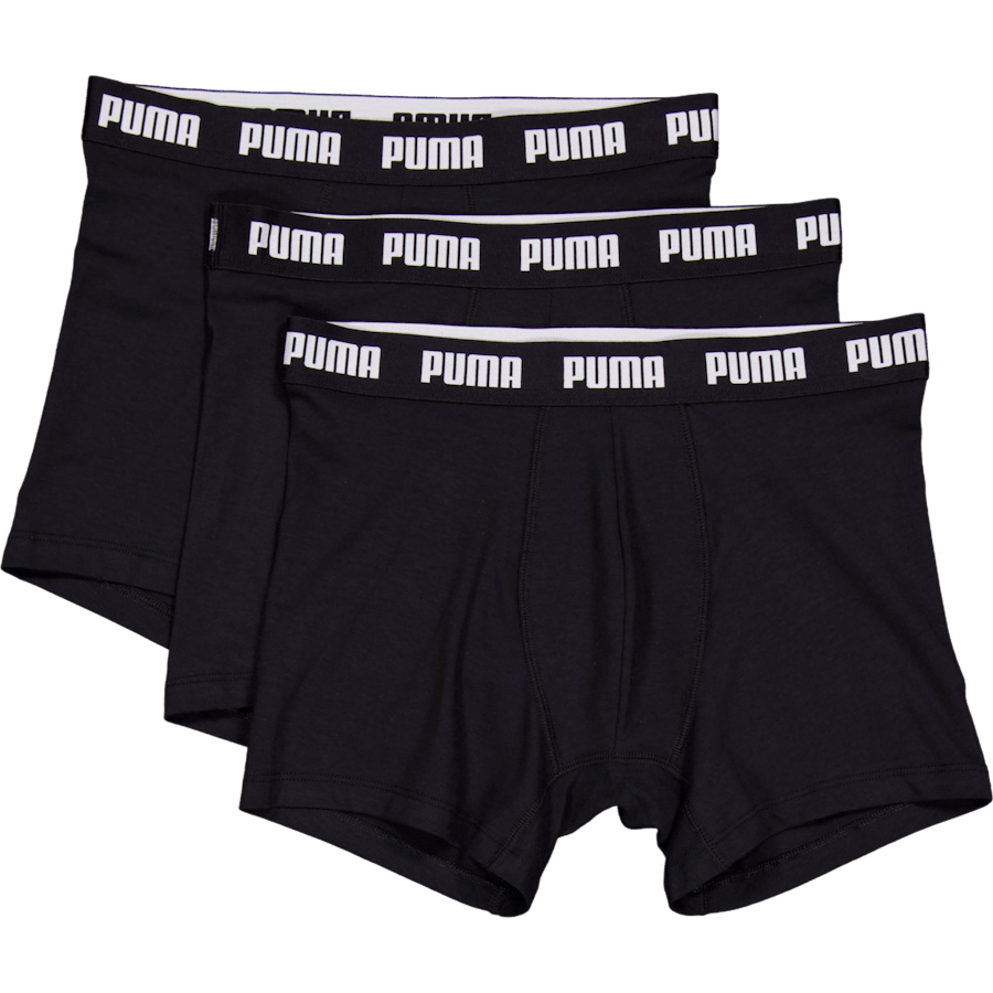Puma Men Everyday Boxer 3p Black / Black