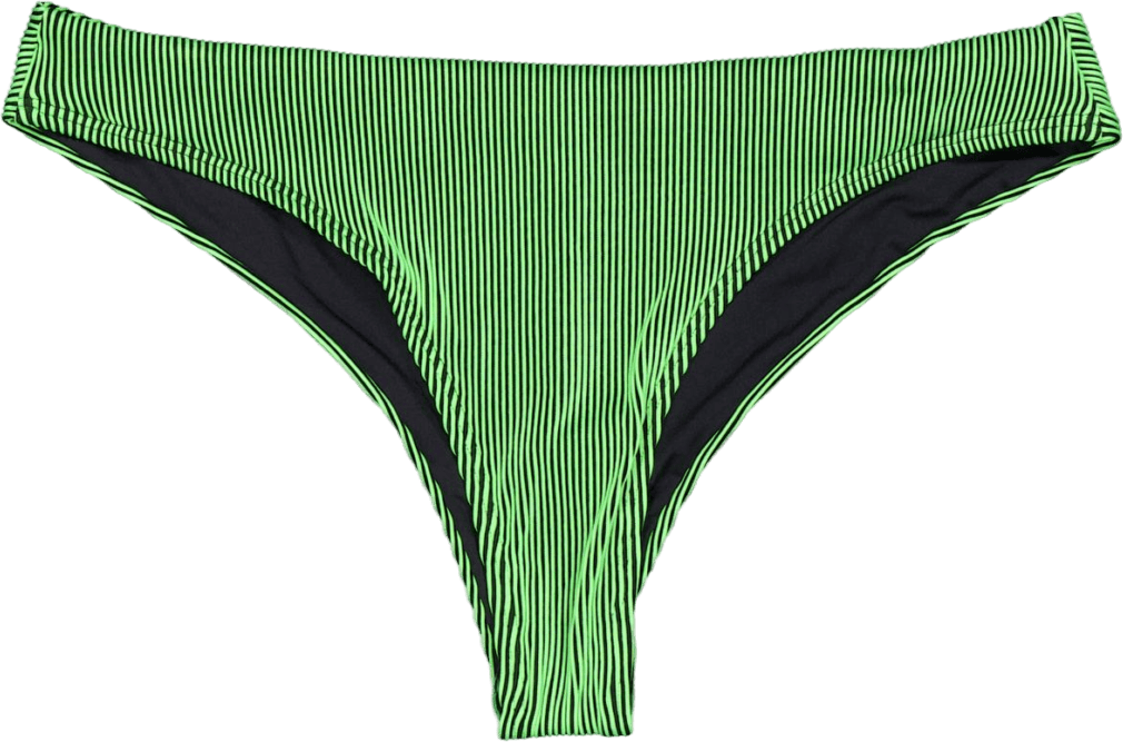 Ribbed Brazilian Green/black