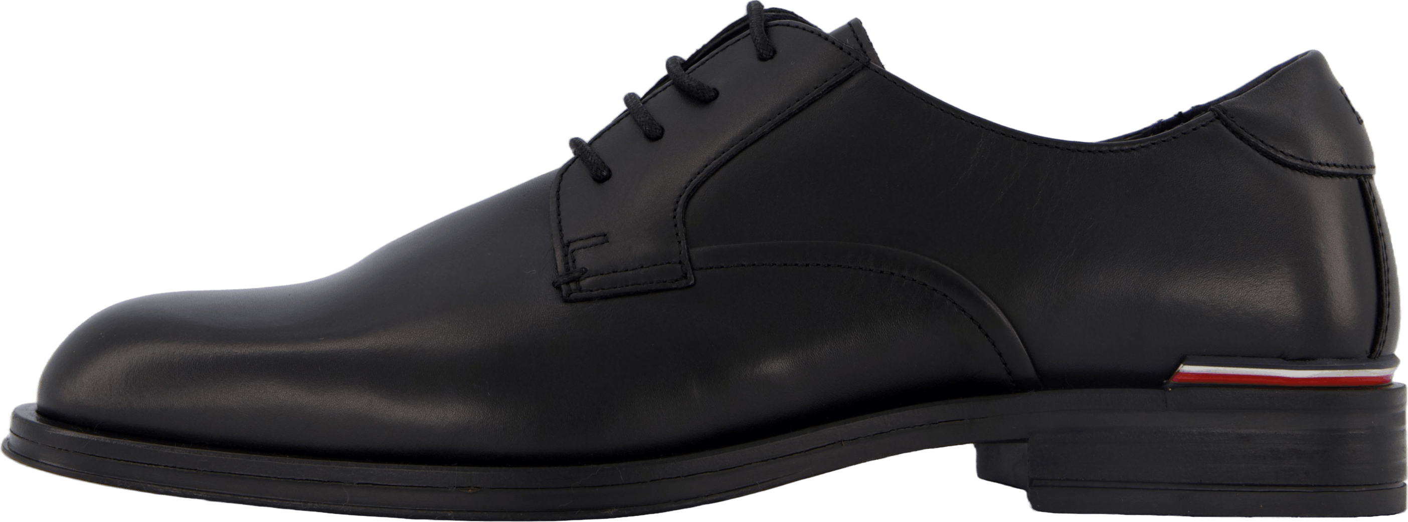 Core Rwb Hilfiger Lth Shoe, Male, Obuv, Polobotky, společenské boty, Černá, EU 46