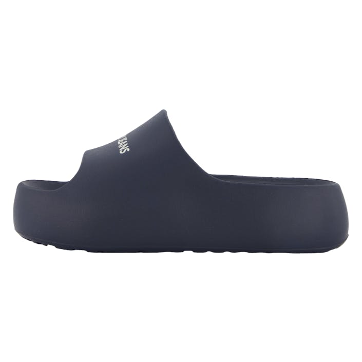 Tjw Chunky Flatform Slide, Female, Topánky, Sandále a Šľapky, sandále, Modrá, EU 41/42