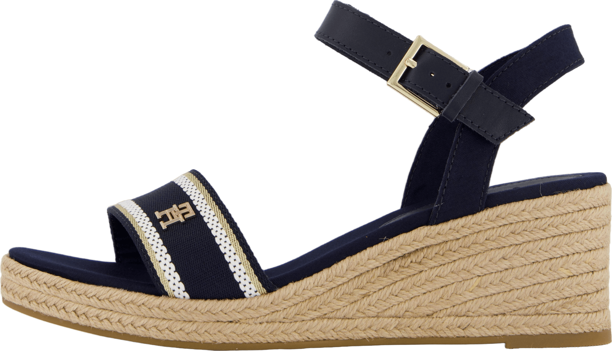 Webbing Wedge Sandal