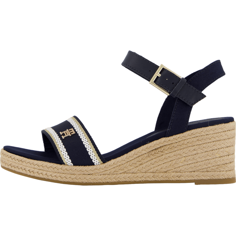 Webbing Wedge Sandal