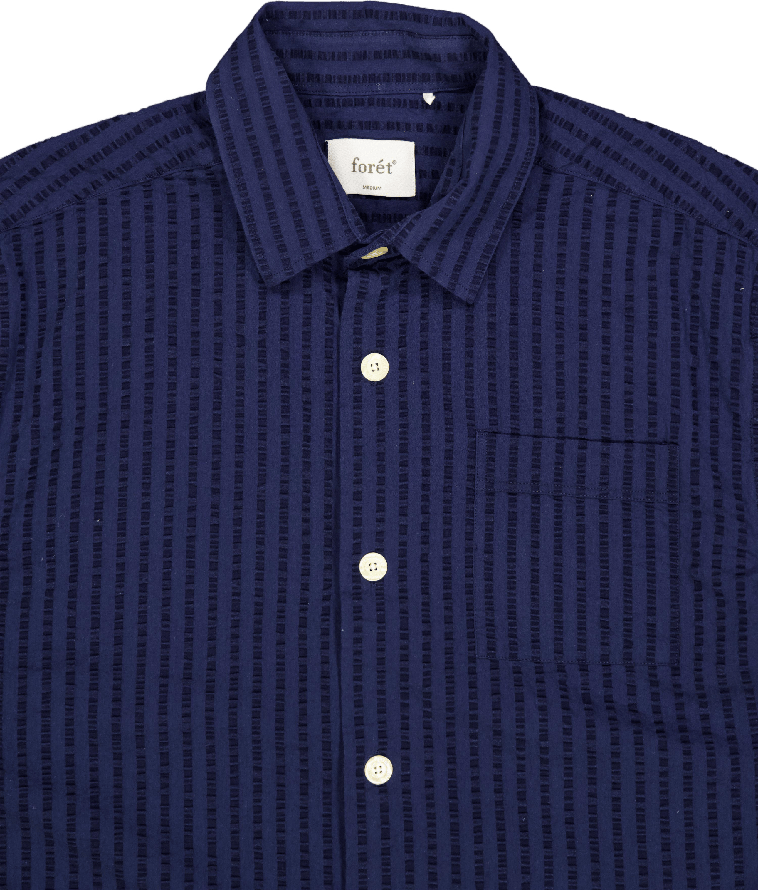 Vole Seerscuker Ss Shirt Navy - Bild 3