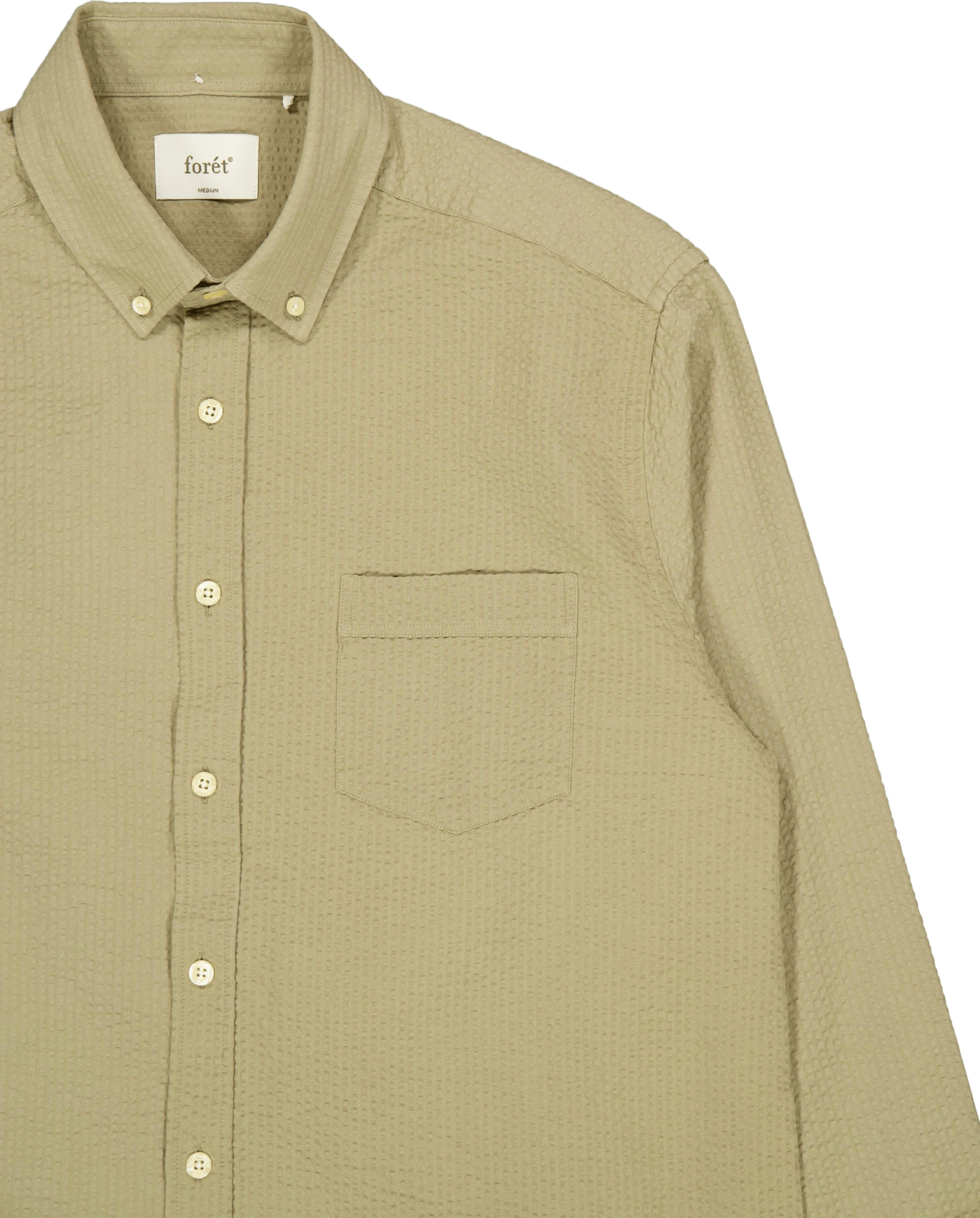 Bush Seersucker Shirt Olive - Bild 3